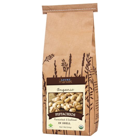 Azure Market Organics Pistachios in Shell Roasted & Salted