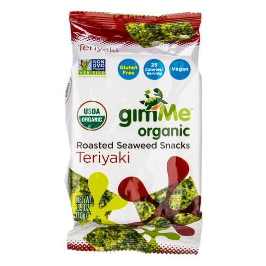 GimMe Teriyaki, Roasted Seaweed Snack, Organic Azure Standard