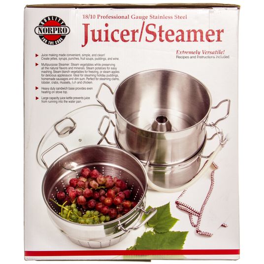 Nectar Stainless Steel Steam Juicer - Mayflower Trading Company