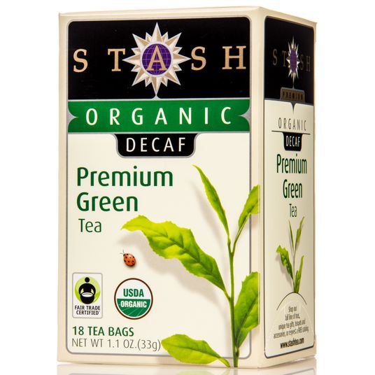 Stash Tea Premium Green Tea, Decaf, Organic Azure Standard