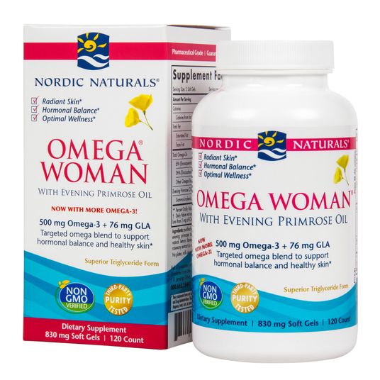 Nordic Naturals Omega Woman Evening Primrose Oil, Lemon Azure Standard