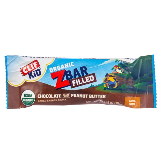 Clif Bar Chocolate Peanut Butter Z Bar Filled, Organic
