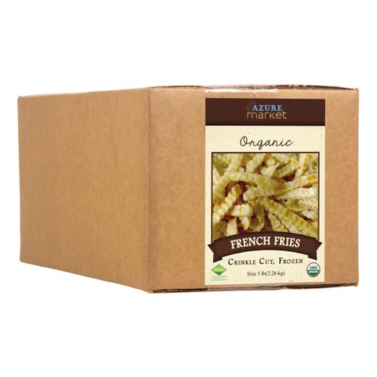 Azure Market Organics Crinkle Cut French Fries, Frozen, Organic