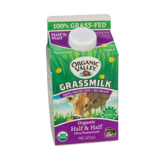 Organic Valley Half and Half, Grassmilk, Organic Azure Standard