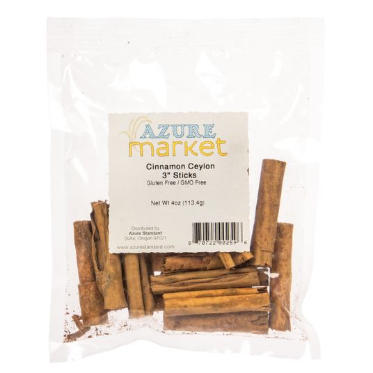 Azure Market Cinnamon, Ceylon 3 inch Sticks - Azure Standard