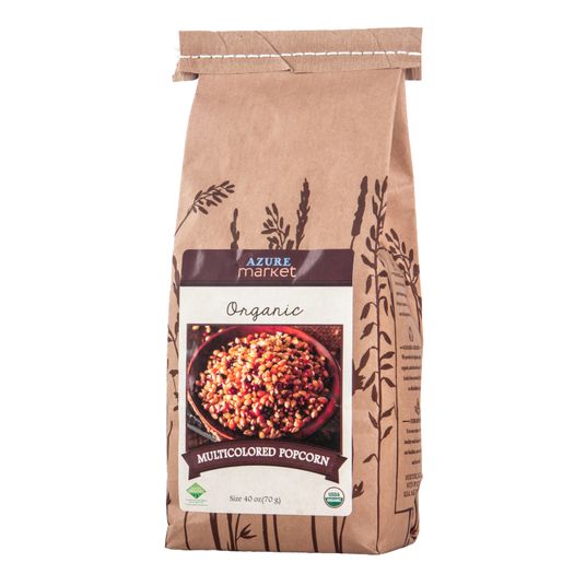 Azure Market Organics Popcorn, Multicolored, Organic - Azure Standard