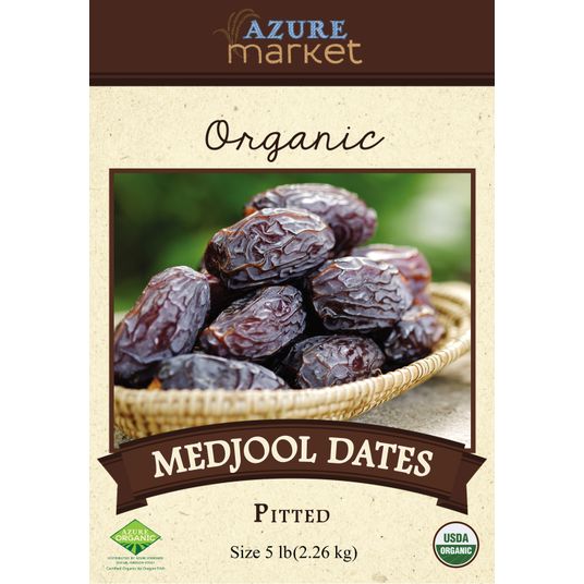 Azure Market Organics Medjool Dates, Pitted, Organic - Azure Standard