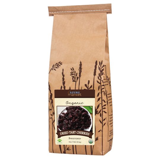 Azure Market Organics Tart Cherries, Sweetened, Dried, Organic
