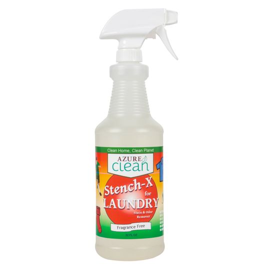 Azure Clean Stench-X for Laundry, Fragrance Free, (Stain & Odor