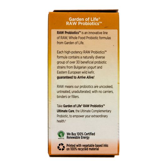 Garden Of Life Probiotics Raw Ultimate Care Azure Standard