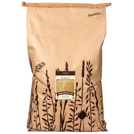 Azure Market Organics Coarse Ground Corn, Animal Feed, Organic