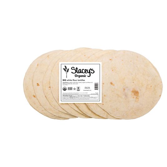Stacey's Organic Tortillas Tortillas 10 inch Unbleached White