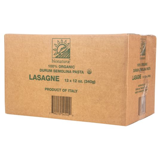 Bionaturae Pasta, Lasagna, Semolina, Organic - Azure Standard