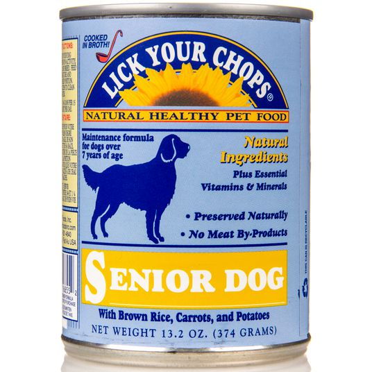 Lick Your Chops Dog Food, Canned, Senior Formula - Azure Standard