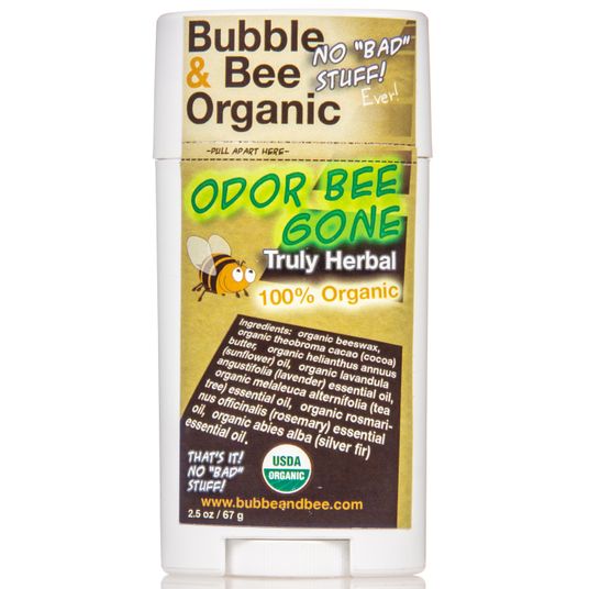 Bubble & Bee Organics Pit Putty, Odor Bee Gone, Herbal, Organic - Azure ...