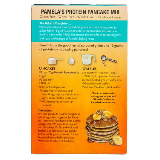 Pamela's Protein Pancake Mix, Sprouted, GF Azure Standard