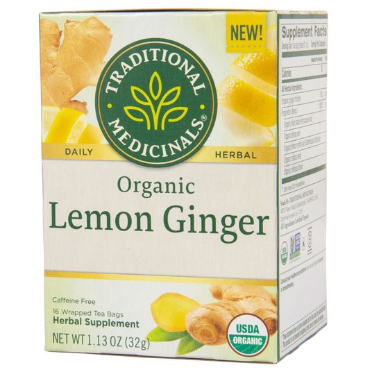 Traditional Medicinals Lemon Ginger Tea, Organic Azure Standard