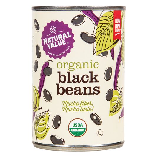 Natural Value Black Beans, Organic Azure Standard