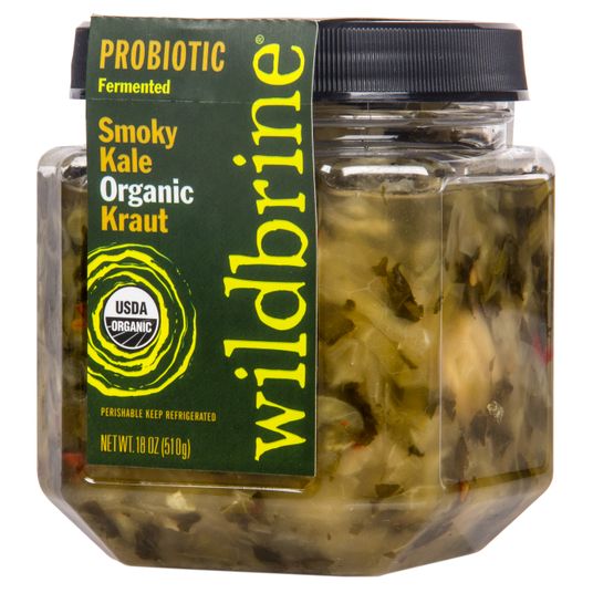 Wildbrine Sauerkraut, Raw, Probiotic, Smoky Kale, Organic Azure Standard