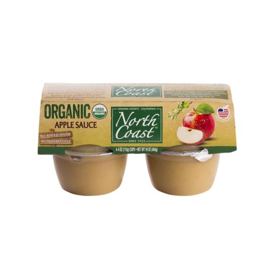 North Coast Apple Sauce Cups, Organic Azure Standard
