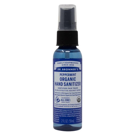 Dr Bronner Hand Sanitizer, Peppermint, Organic Azure Standard