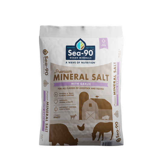 Sea-90 Ocean Minerals Premium Mineral Salt with Garlic - Azure