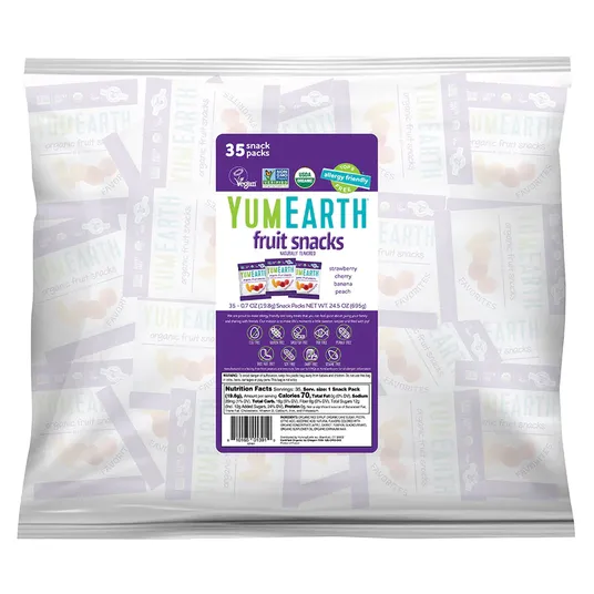 Yum Earth Fruit Snacks, Snack Pack, Organic - Azure Standard