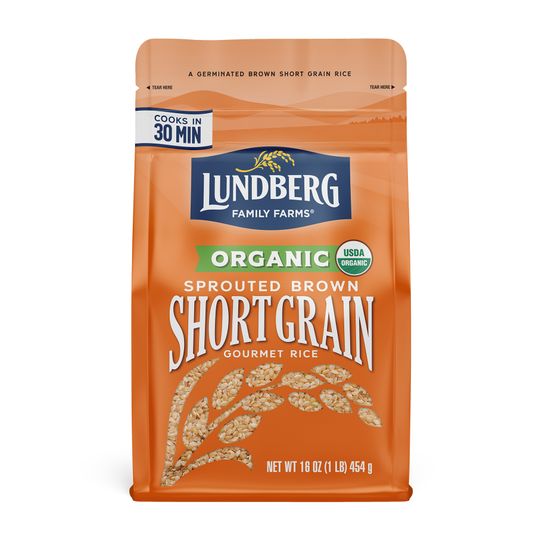 Lundberg Rice, Sprouted, Short Brown, Organic - Azure Standard