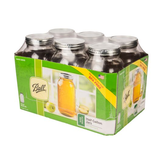 Ball Canning Jars, Half Gallon, Wide Mouth Azure Standard