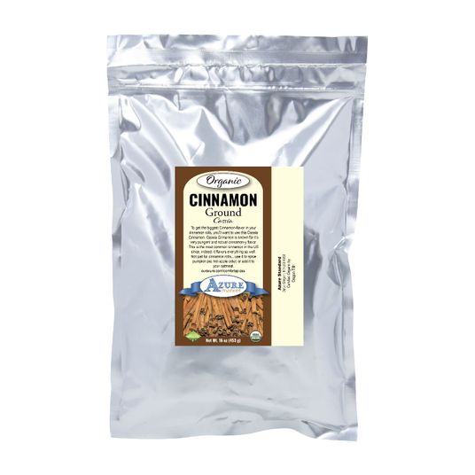 Azure Market Organics Cinnamon Ground, Cassia, Organic - Azure