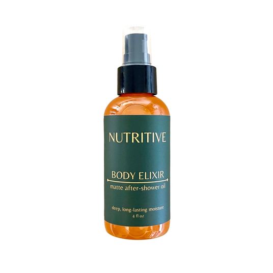 Nutritive Body Elixir, Matte After-Shower Oil - Azure Standard