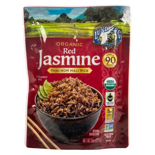 Lundberg Rice Jasmine Red Thai Hom Mali Organic Azure Standard
