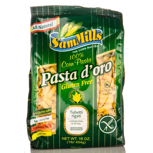 Sam Mills Pasta d' oro Tubetti Rigati Azure Standard