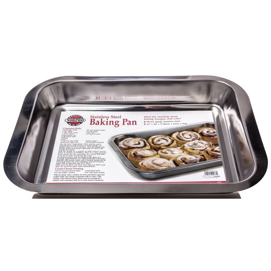 Norpro Lasagna Pan, Stainless Steel, 16 x 11 x 2 inch Azure Standard