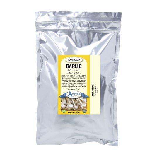 Azure Market Organics Garlic, Minced, Organic - Azure Standard