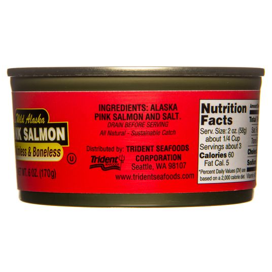 Royal Pink Pink Salmon Skinless and Boneless - Azure Standard