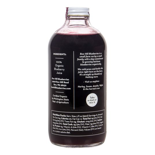 Bow Hill Blueberry 100 Juice Heirloom Cold Pressed Organic Azure Standard You'll see with the recipes, i've included all ingredients + the quantity of juice i've been able to extract ! blueberry 100 juice heirloom cold pressed organic 16 floz