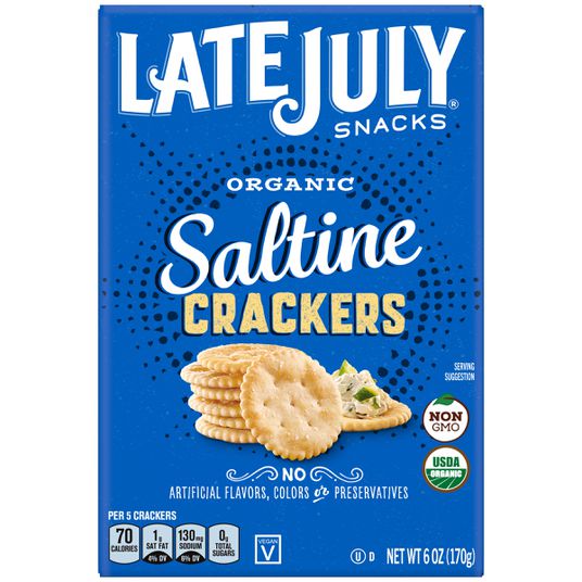 Late July Classic Round Saltine Crackers, Organic - Azure Standard