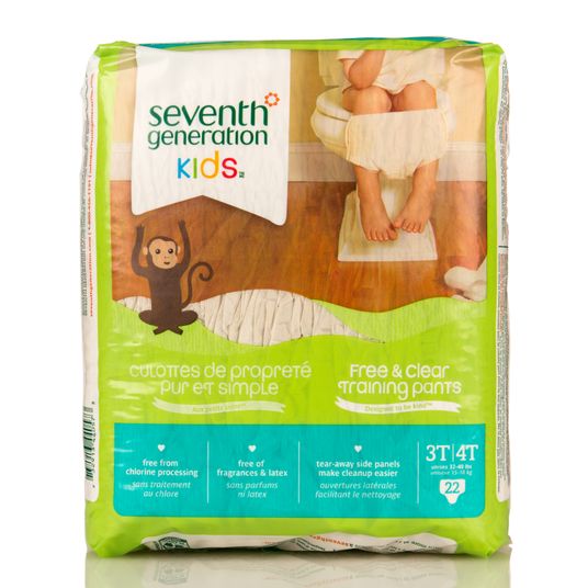 Seventh Generation Training Pants, 3T4T (3240 lbs) Azure Standard