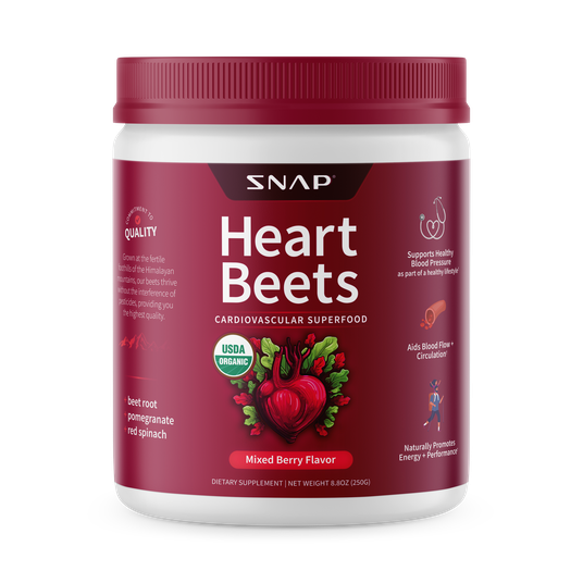 SNAP Supplements Heart Beets, Original Berry, Organic - Azure Standard