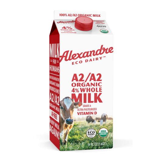 Alexandre Family Farm Whole Milk, A2, 4%, Organic - Azure ...