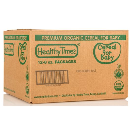 Healthy times organic hot sale cereal for baby