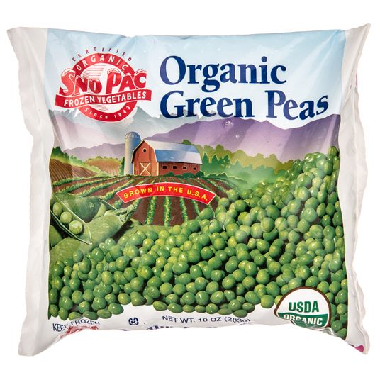 ⚠︎peasuke⭐︎ SnoPac Peas, Frozen, Organic - Azure Standard