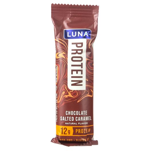 Clif Bar Luna Protein Bar, Chocolate Salted Caramel, GF Azure Standard