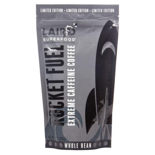 Laird Superfood Coffee, Rocket Fuel, Extreme Caffeine, Whole Bean