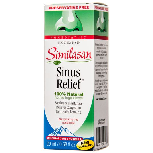 Similasan Sinus Relief Nasal Spray Azure Standard