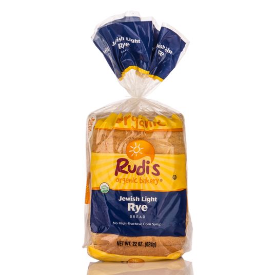 Rudi's Bakery Jewish Light Rye Bread, Frozen, Organic Azure Standard