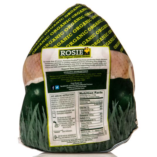 Rosie® Fresh Organic Whole Chicken, 1 lb - Fry's Food Stores