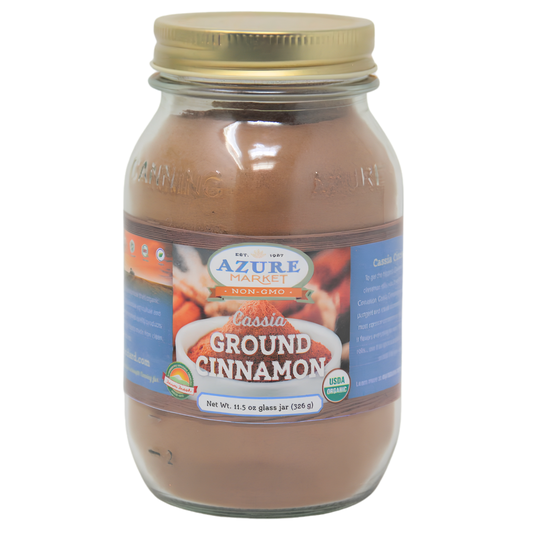 Azure Market Organics Cinnamon Ground, Cassia, Organic - Azure