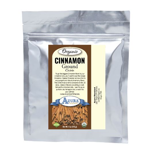 Azure Market Organics Cinnamon Ground, Cassia, Organic - Azure